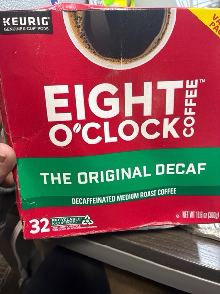 Condition photo showing New/Like New for Eight O'Clock Coffee The Original Decaf, Single-Serve Keurig K-Cup Pods, Medium Roast Coffee Pods, 1 Count (Pack of 32) The Original Decaf 32 Count (Pack of 1)