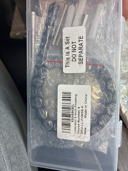 Condition photo showing New/Like New for 5 Inch Floating House Numbers, Modern House Numbers for Outside Address Numbers House Number Signs for Outside Home Door Mailbox Garden Street Zinc Alloy Black House Number 9