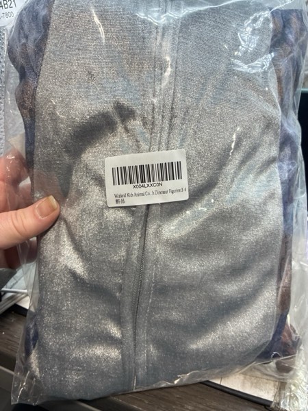 Condition photo showing New/Like New for Wizland Toddlers Dinosaur Onesie Kids T Rex Costume Triceratops Velour, Kid Dinosaur Costume for Halloween 3-4/44" Kid Blue Dinosaur Onesie