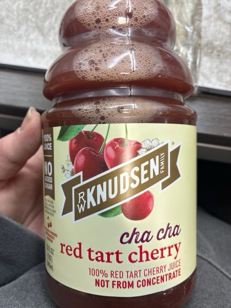 Condition photo showing New/Like New for R.W. Knudsen Cha Cha Red Tart Cherry Juice, 32 fl oz (Pack of 1)