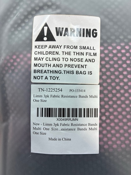 Condition photo showing New/Like New for Fittest Pro by Limm Resistance Bands for Legs and Butt, Fabric Exercise Loop Bands Yoga, Pilates, Rehab, Fitness and Home Workout, Strength Bands for Booty Pink Fabric Booty Bands