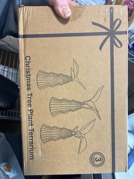 Condition photo showing New/Like New for Nacome Christmas Tree Propagation Stations: 3PCS Plant Terrarium Glass Vases for Home Office Decor, for Plant Lovers Women Mom (Red) 3 Red