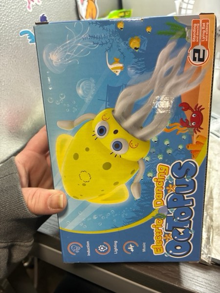 Condition photo showing New/Like New for Electric Dancing Octopus Baby Toy with LED Light and Music, Dancing Squid Kids Toys Boys Girls Age 3-5 4-5, Automatic Obstacle Avoidance Birthday for Boys Girls