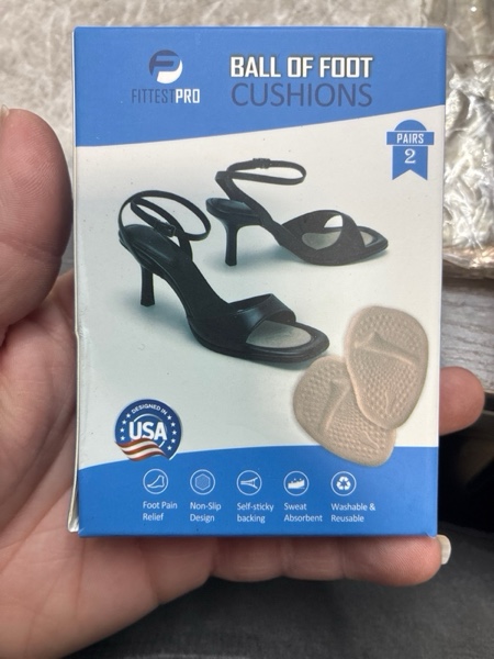 Condition photo showing New/Like New for Metatarsal Pads | Heel Inserts for Women | Ball of Foot Cushions (2 Pairs Foot Pads) All Day Pain Relief and Comfort One Size Fits Shoe Inserts for Women