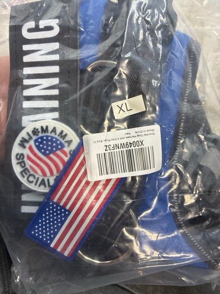 Condition photo showing New/Like New for Essential Dog Harness with 3 Leash Clips - No-Pull, Adjustable, Comfortable Pet Vest Harness for Small to Large Dogs - Easy On, No Choke, Reflective, Padded Harness for Walking and Training XS(Neck:11-14",Chest:14-16") Black