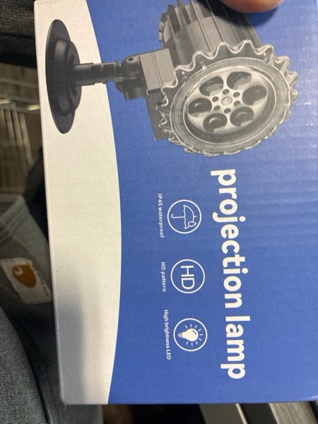 Condition photo showing New/Like New for Halloween Projector Light Outdoor, 3D Dynamic Skull Ghost Projector Decorations Lights, Waterproof Light for Halloween Party Yard Decor, Home Window Wall Decor (Plug in and Use Directly)