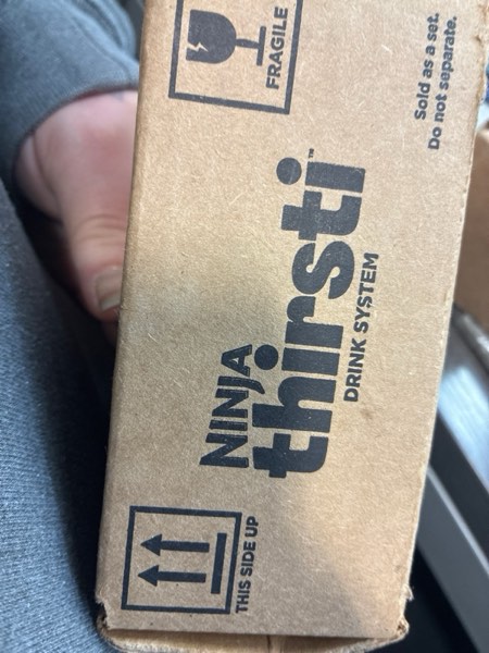 Condition photo showing New/Like New for Ninja Thirsti Flavored Water Drops, FRUITI CHILL Tropical Pineapple, Bold Fruit Flavor, Sparkling or Still, Zero Calories, Zero Sugar, Makes 17, 12oz drinks, 3 Pack, WCFTRCCAM