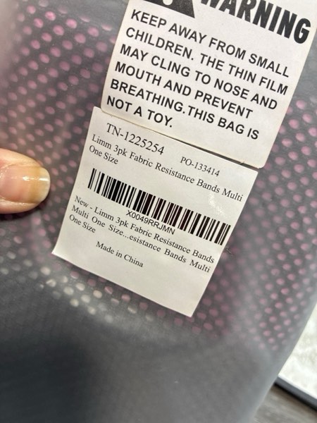 Condition photo showing New/Like New for Fittest Pro by Limm Resistance Bands for Legs and Butt, Fabric Exercise Loop Bands Yoga, Pilates, Rehab, Fitness and Home Workout, Strength Bands for Booty Pink Fabric Booty Bands