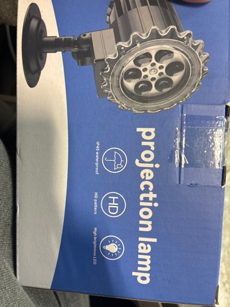 Condition photo showing New/Like New for Halloween Projector Light Outdoor, 3D Dynamic Skull Ghost Projector Decorations Lights, Waterproof Light for Halloween Party Yard Decor, Home Window Wall Decor (Plug in and Use Directly)