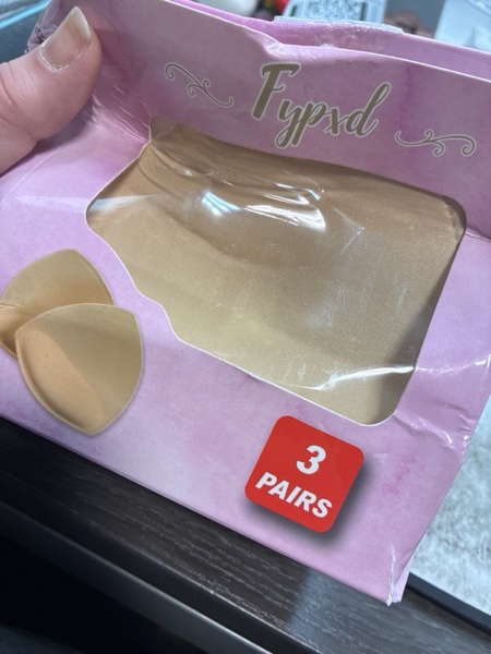 Condition photo showing New/Like New for Fypxd 3 Pairs Bra Pads Inserts Push up, Breathable Breast Enhancers Inserts for Sport Bra, Sew in Bra Cups for Dresses C/D/E Beige