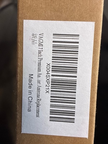 Condition photo showing New/Like New for VAGMI 4 Inch Aluminum Antenna Compatible with Jeep Wrangler Gladiator JK JKU JL JLU TJ Rubicon Sahara Unlimited Sport,for Jeep Wrangler Antenna Replacement Aluminum 4"