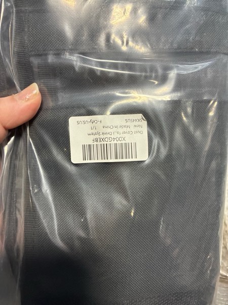 Condition photo showing New/Like New for Soda Machine Dust Cover for Ninja Thirsti Drink System, Cover Bag with Storage Pockets Compatible with Ninja Thirsty, Flavored Water Drops(Bag Only), Black