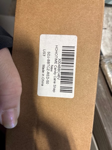 Condition photo showing New/Like New for HOHOTIME 30Pcs Candy Cane Christmas Decorations, Red White Straight Christmas Tree Picks Ornaments, Candy Cane Christmas Tree Decorations for Vase Garland Wreath DIY Craft Xmas Tree Topper Home Decor Red and White 30