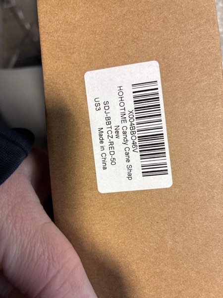 Condition photo showing New/Like New for HOHOTIME 30Pcs Candy Cane Christmas Decorations, Red White Straight Christmas Tree Picks Ornaments, Candy Cane Christmas Tree Decorations for Vase Garland Wreath DIY Craft Xmas Tree Topper Home Decor Red and White 30