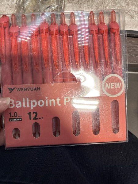 Condition photo showing New/Like New for WY WENYUAN Retractable Ballpoint Pens 1.0mm Black Ink - Quick-Drying Lightweight Pens for Smooth Writing, Office & School Supplies (Medium/Fine Point) 12-17H