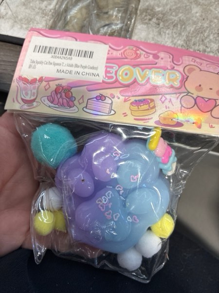 Condition photo showing New/Like New for Taba Squishy Cat Paw Squeeze Toys,Sensory Fidget Toy for Your Best Mellow and Chill,Party Favors, Birthday Gift, Squishy Toys for Adults (Blue Purple Gradient)