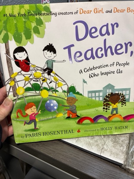 Condition photo showing New/Like New for Dear Teacher,: A Celebration of People Who Inspire Us