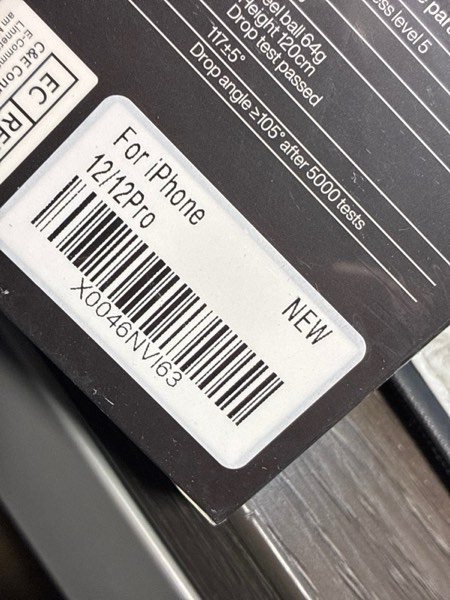 Condition photo showing New/Like New for SMARTDEVIL 3 Pack for iPhone 12 Pro/iPhone 12 Screen Protector, 9H Hardness Military Grade Shatterproof, HD Clear Tempered Glass with Auto Dust-Elimination, Bubble Free, Easy Installation iPhone 12/12 Pro Clear