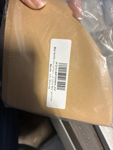Condition photo showing New/Like New for Cone Coffee Filters #2, Unbleached Natural Paper, 2–4 Cup Coffee Filter (100 Count) – Disposable & No Blowout for Pour Over Coffee Maker and Dripper Size #2