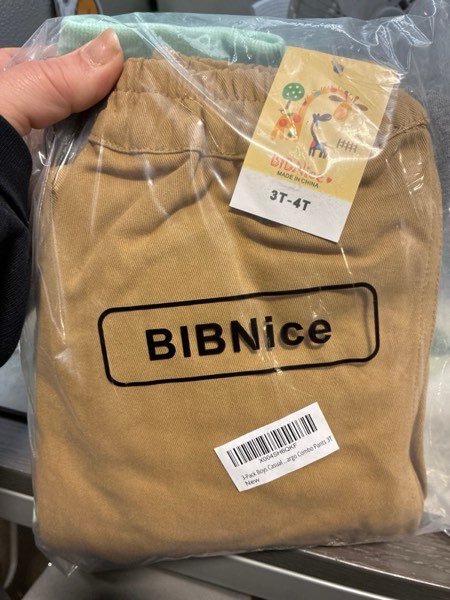 Condition photo showing New/Like New for (Size 3-4T) Toddler Boys Chino Pant Boy Cotton Sweatpants Jogger Pants for Kids 