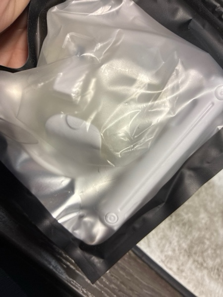 Condition photo showing New/Like New for for AirPods 4 Case with Phone Stand & Secure Lock| Auto-Open Clear Cover Compatible with Apple AirPods 4th Gen 2024 (ANC/Non-ANC), with Cleaning Kit and Anti-Lost Keychain, Shockproof, Anti-Scratch Clear White