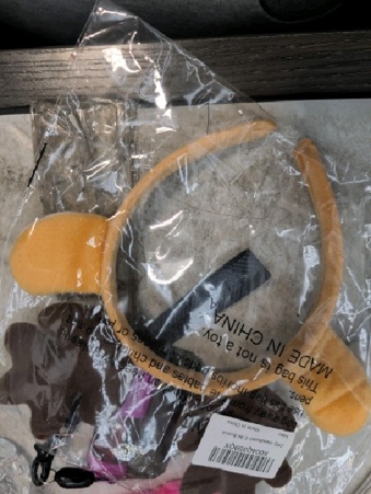 Condition photo showing New/Like New for Brown Christmas Antlers Headband, Fluffy Deer Antlers Hair Accessories for Women, Christmas Holiday Cosplay Costume Party