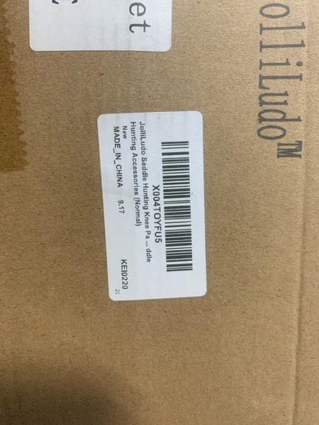 Condition photo showing New/Like New for JolliLudo Saddle Hunting Knee Pads - 1 Pair (2 Pcs), 9.8 x 7.5 Inches Black, Breathable & Elasticity & Curve-Fitting Design for Knee Protection Skateboarding Saddle Hunting Accessories(Normal)