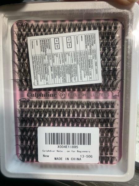 Condition photo showing New/Like New for Calphdiar Natural Lash Clusters 30D+40D Eyelash Clusters 8-16mm Cluster Eyelash?Extensions Wispy Las