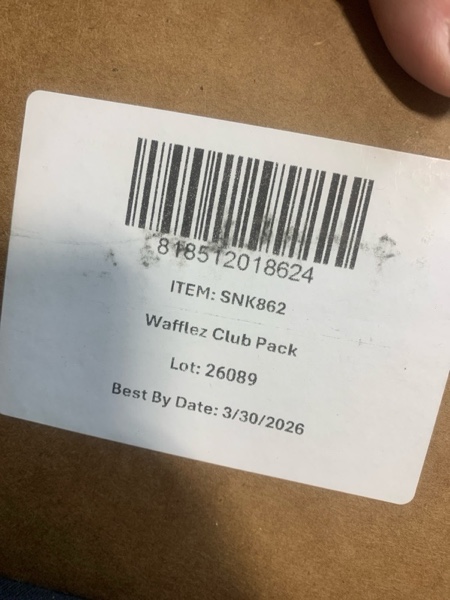 Condition photo showing New/Like New for Sprout Organic Wafflez Variety Pack Toddler Snack, (30 ct.)