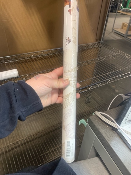 Condition photo showing New/Like New for Heroad Peel and Stick Wallpaper Boho Contact Paper Modern Neutral Beige Leaf Wallpaper Removable for Bedroom Cabinets Self-Adhesive Decoration Thicken Vinyl Thicken 17.3" x 78.7" 17.3" x 78.7" Neutral