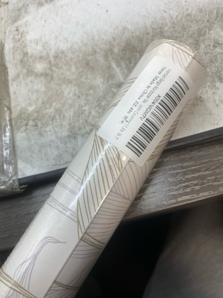 Condition photo showing New/Like New for Heroad Peel and Stick Wallpaper Boho Contact Paper Modern Neutral Beige Leaf Wallpaper Removable for Bedroom Cabinets Self-Adhesive Decoration Thicken Vinyl Thicken 17.3" x 78.7" 17.3" x 78.7" Neutral