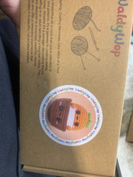 Condition photo showing New/Like New for WaldyWop Beginner Crochet Kit for Kids: Easy Crocheting Starter Kits for Girls - Learn to Crochet Set w/Step-by-Step Video - Complete Knitting Kit, Easy Crochet Yarn, Birthday Gifts for Women Carrot