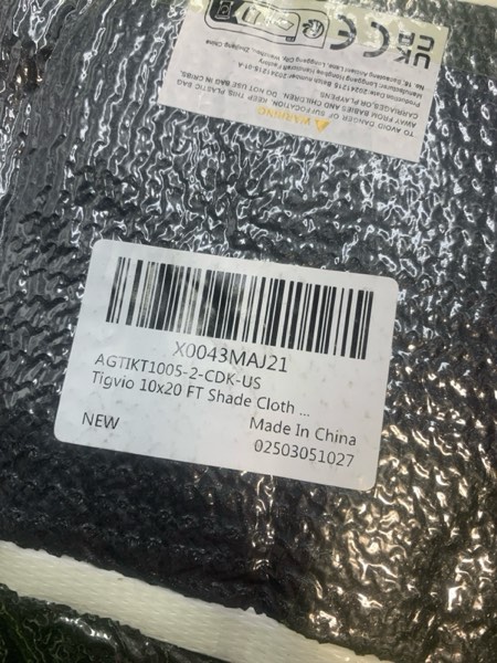 Condition photo showing New/Like New for 9.8x18.7FT Garden Shade Cloth - 55% Sun Resistance with HDPE Material, Reinforced Grommets. Ideal for Greenhouse, Plant, Pergola, Backyard Patio Sunshade