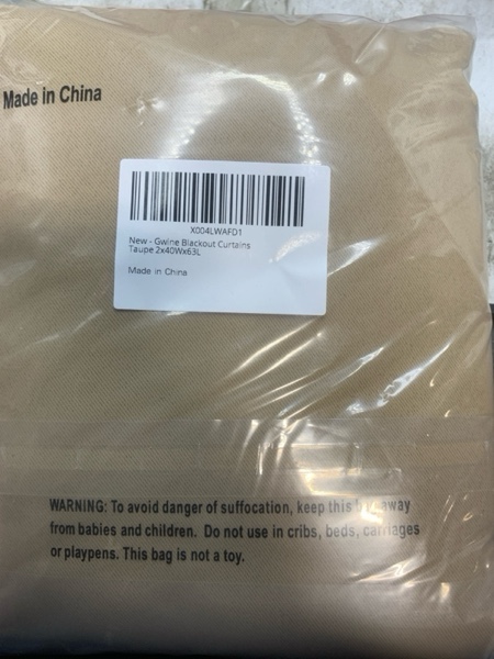 Condition photo showing New/Like New for Gwine Blackout Curtains for Living Room 63 Inch Long, Thermal Insulated Window Treatment Black Out C