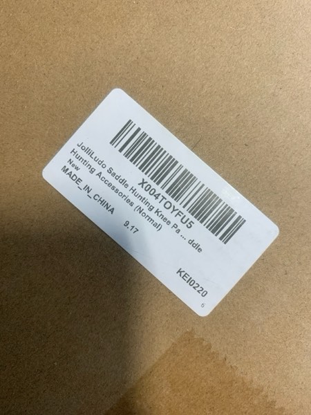 Condition photo showing New/Like New for JolliLudo Saddle Hunting Knee Pads - 1 Pair (2 Pcs), 9.8 x 7.5 Inches Black, Breathable & Elasticity