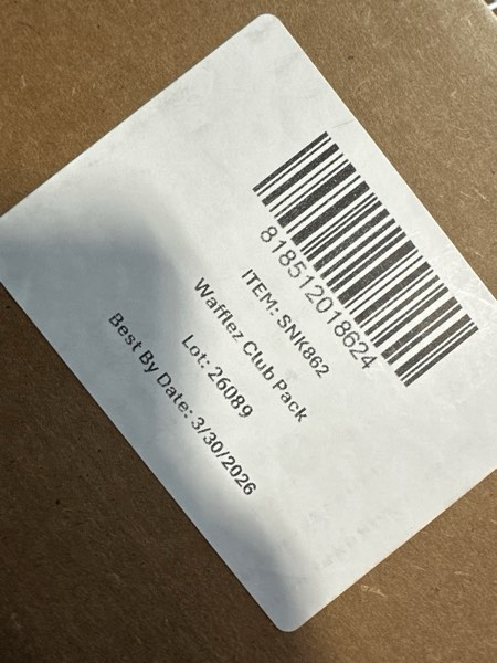 Condition photo showing New/Like New for Sprout Organic Wafflez Variety Pack Toddler Snack, (30 ct.)