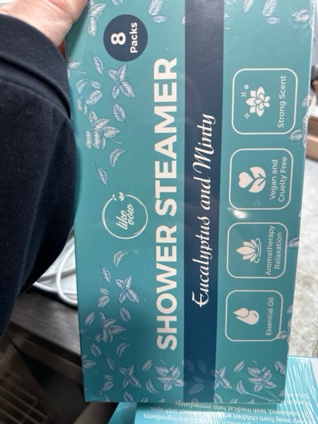 Condition photo showing New/Like New for Shower Steamers Aromatherapy - 8 Pack Eucalyptus Shower Steamers for Women & Men with Essential Oils, Natural Stress Relief & Self Care Shower tablets for Spa, Mothers Day Gift, Birthday and Christmas 1.05 Ounce (Pack of 8)