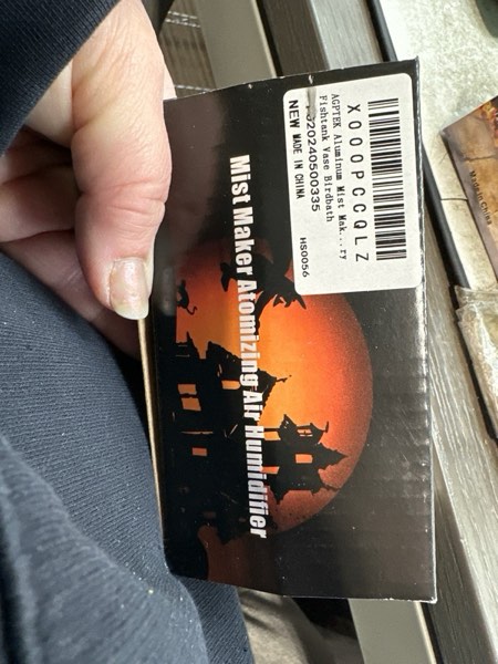 Condition photo showing New/Like New for AGPTEK Aluminum Mist Maker Fog Maker for Water Fountain Pond Rockery Fishtank Vase Birdbath Silver