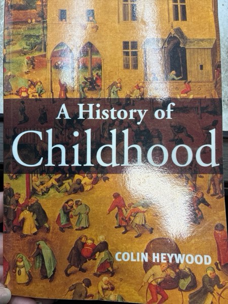 Condition photo showing New/Like New for A History of Childhood: Children and Childhood in the West from Medieval to Modern Times