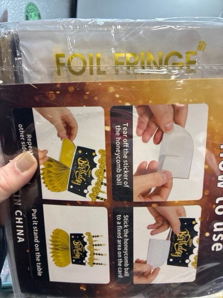 Condition photo showing New/Like New for New Years Decorations 2026, New Years Eve Party Supplies, Black and Gold Happy Nye Party Decorations with Banner Balloons Fringe Curtains Backdrop Swirls Honeycomb Black Gold