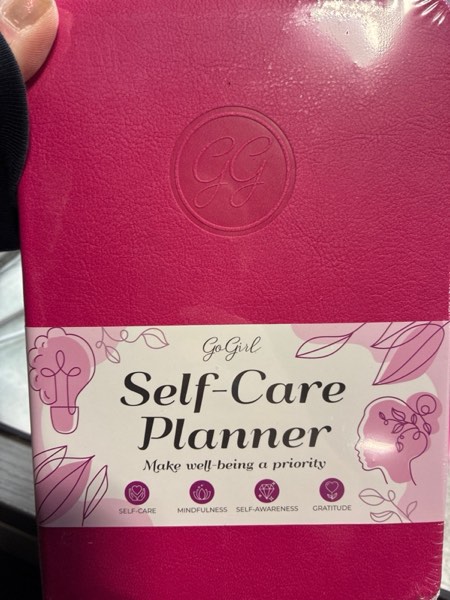 Condition photo showing New/Like New for GoGirl Self-care Journal – Daily Mental Health Notebook with Mood & Wellness Trackers – Personal Development, Meditation & Reflection Journal for Women – Hardcover, Lasts 3 Months (Fuchsia) Fuchsia Compact (5.3" x 7.7")