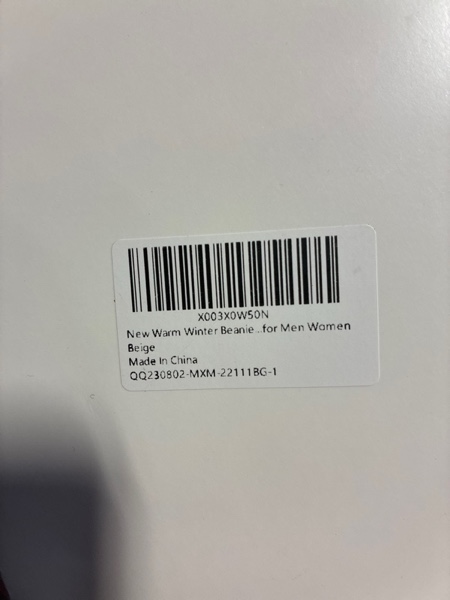 Condition photo showing New/Like New for NPQQUAN Thick Warm Winter Hats for Women Knit Beanie Hat Skull Cap Beanies for Men Women Thick (Beige))