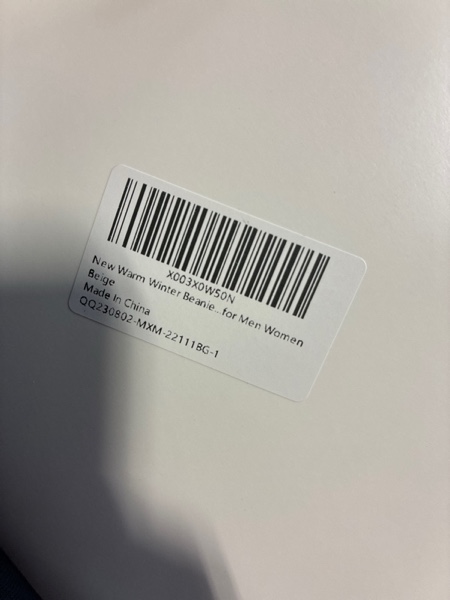 Condition photo showing New/Like New for NPQQUAN Thick Warm Winter Hats for Women Knit Beanie Hat Skull Cap Beanies for Men Women Thick (Beige))