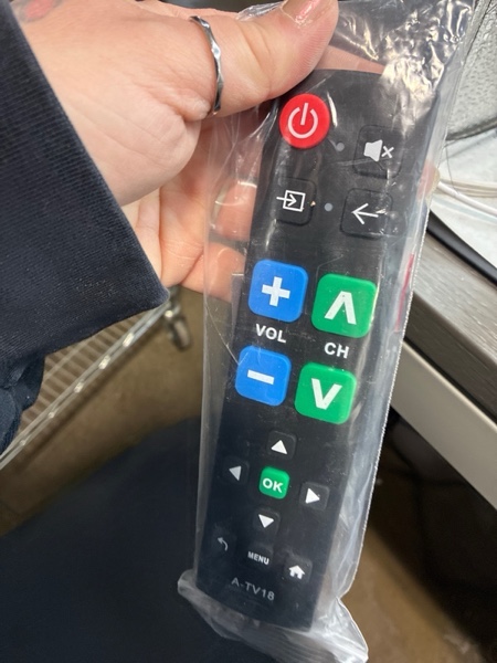 Condition photo showing New/Like New for Big Button Remote for TV