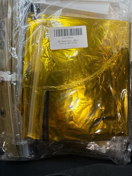 Condition photo showing New/Like New for New Years Decorations 2026, New Years Eve Party Supplies, Black and Gold Happy Nye Party Decorations with Banner Balloons Fringe Curtains Backdrop Swirls Honeycomb Black Gold