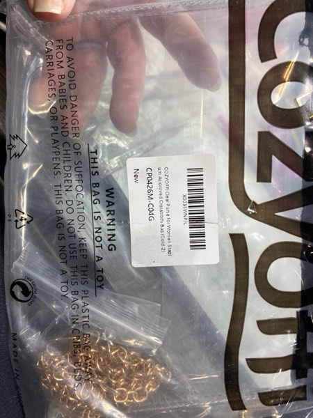 Condition photo showing New/Like New for Clear Bag Stadium Approved: Suit for Quick Security Check - Small Transparent Purse for Women
