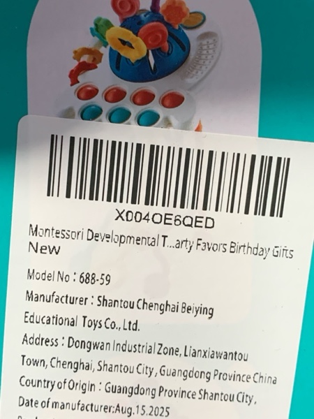 Condition photo showing New/Like New for Sensory Montessori Development Toys, Educational Toys for Boys Girls Birthday Gifts