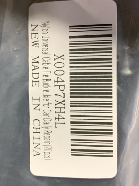 Condition photo showing New/Like New for Nylon Universal Cable Tie Buckle, Heavy Duty Self-Locking Nylon Zip Ties Holder, New Multifunctional Cable Tie Buckle for Car Daily Repair (20pcs)