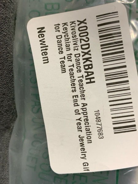 Condition photo showing New/Like New for Kivosliviz Dance Teacher Appreciation Keychian for Teachers End of Year Jewelry Gift for Dance Team