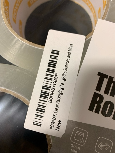 Condition photo showing New/Like New for Clear Packing Tape 6 Rolls - Heavy Duty Packaging Tape 2.0mil Thick, 2.0 in. Wide x 110 Yards - Strong Adhesive, Silent, Reliable Package Tape for Home Office Shipping Moving Sealing 6rolls/ 2.0mil/ 110yard 6